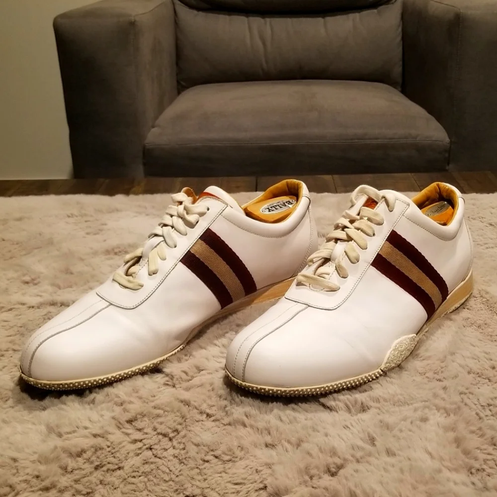 Men's Bally Freenew White (great condition) Size 12 - Picture 2 of 5